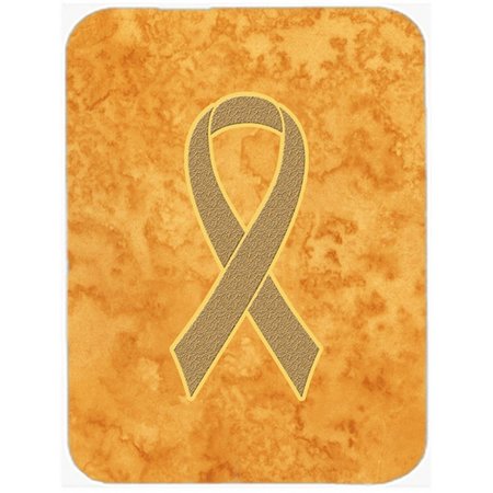 SKILLEDPOWER Peach Ribbon For Uterine Cancer Awareness Mouse Pad; Hot Pad Or Trivet; 7.75 x 9.25 In. SK631848